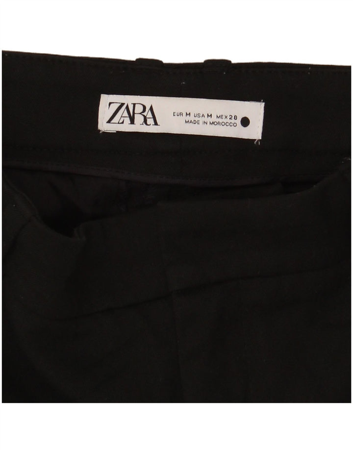 Slim-Anzughose für Damen von Zara, Größe M, W28, L30, Schwarz