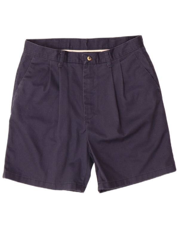 WRANGLER Herren Timber Creek Pegged Chino Shorts W34 Große marineblaue Baumwolle