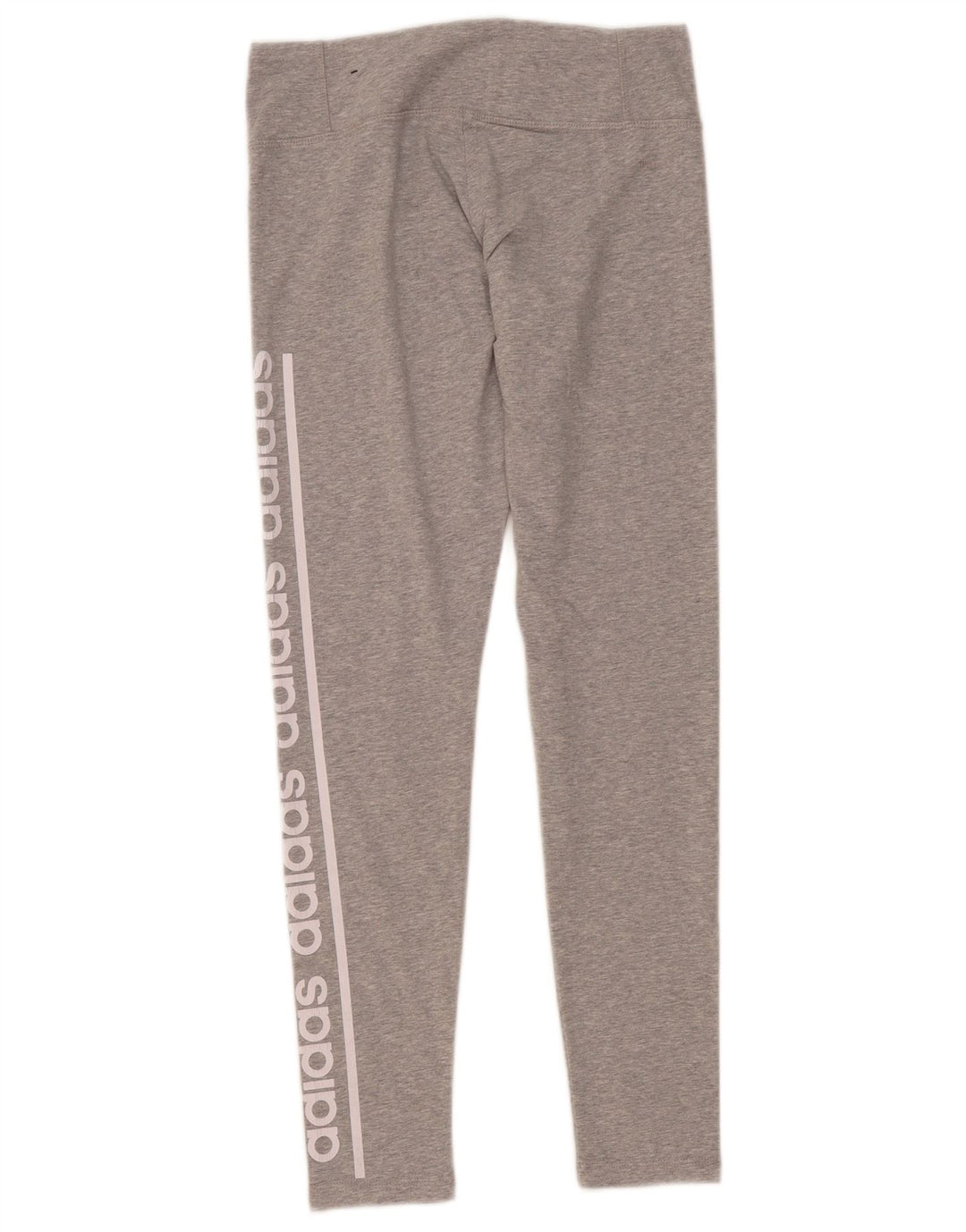 Adidas Damen Climalite Graphic Leggings UK 12/14 Mittelgraue Baumwolle