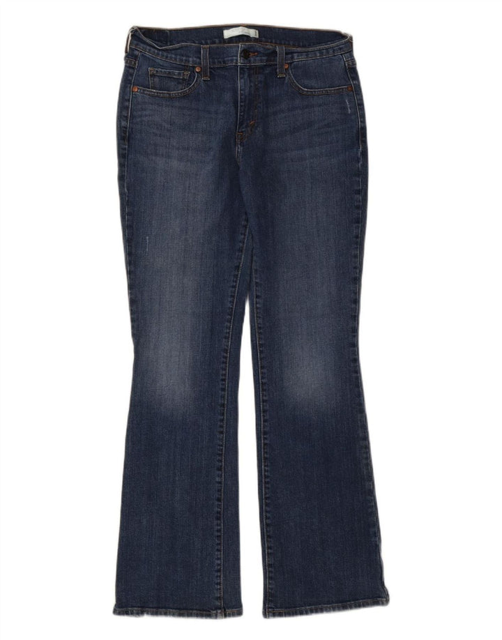 LEVI'S Damen 515 Bootcut Jeans US 10 Large W32 L31 Blaue Baumwolle