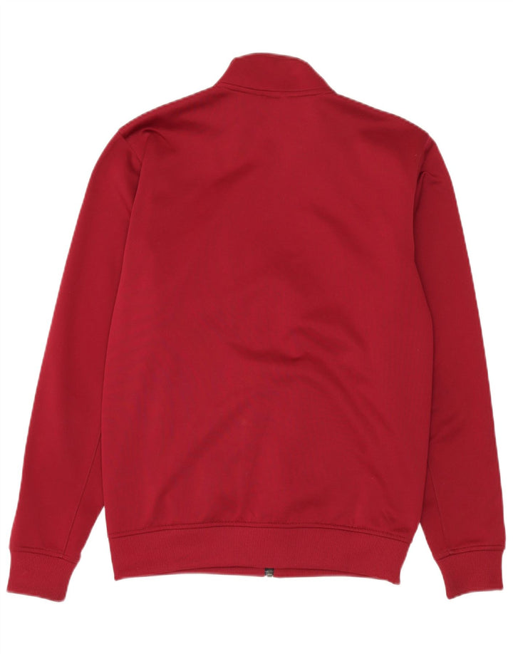 Lyle & Scott Herren-Trainingsanzug-Oberteil, Jacke, Größe S, kastanienbraunes Polyester