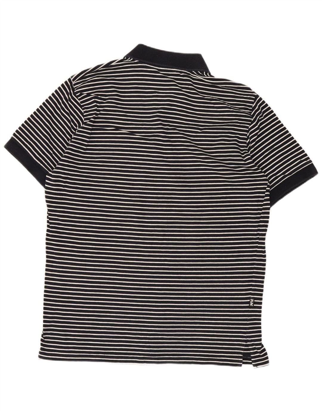 Franklin & Marshall Herren-Poloshirt, mittelgroß, Marineblau gestreift