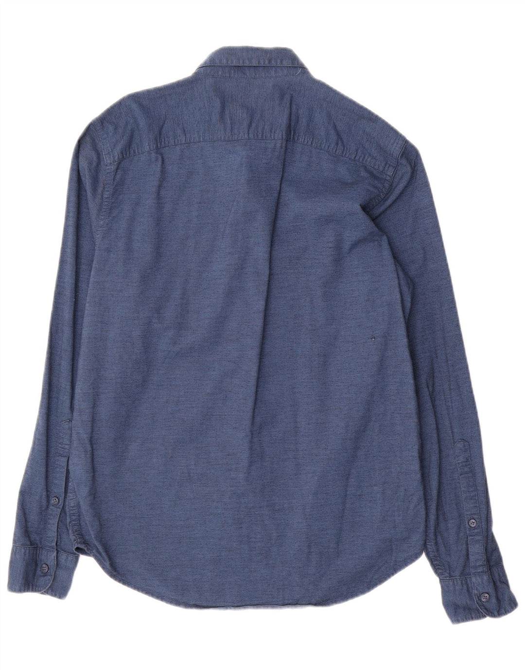 Hollister Herren-Slim-Fit-Hemd aus Baumwolle in mittlerem Marineblau