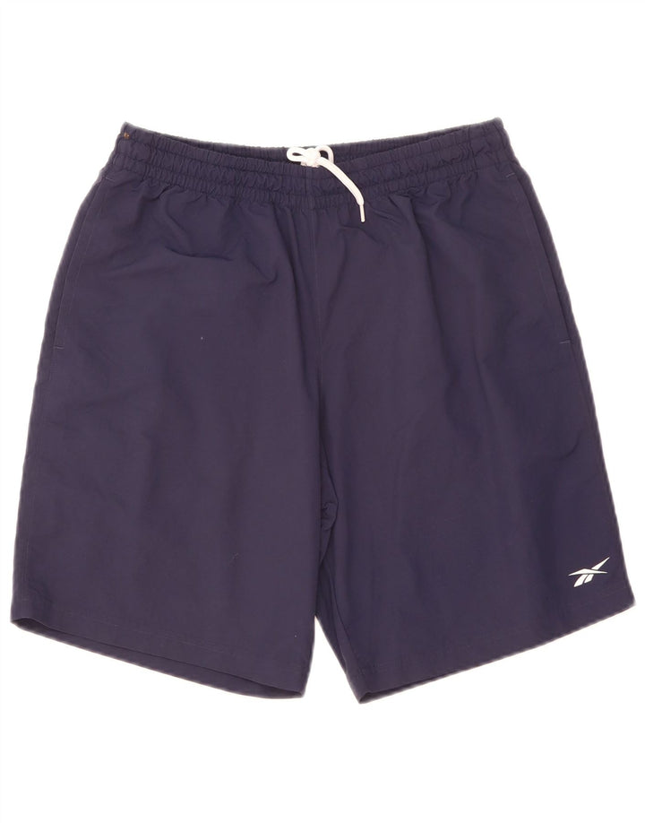 Reebok Herren Sportshorts Medium Navy Blue Polyamid