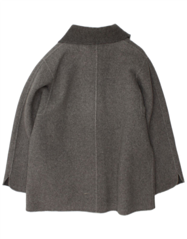Alta Moda Damen Mantel UK 16 Large Grau Fischgrätenmuster