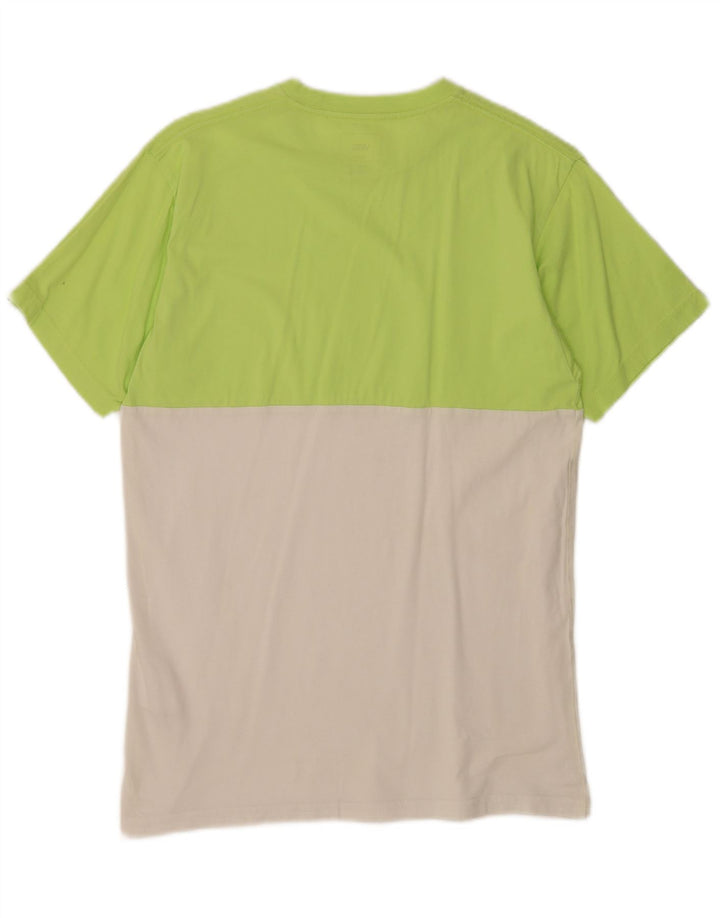 Vans Herren-T-Shirt mit klassischer Passform aus mittelgrüner Colourblock-Baumwolle
