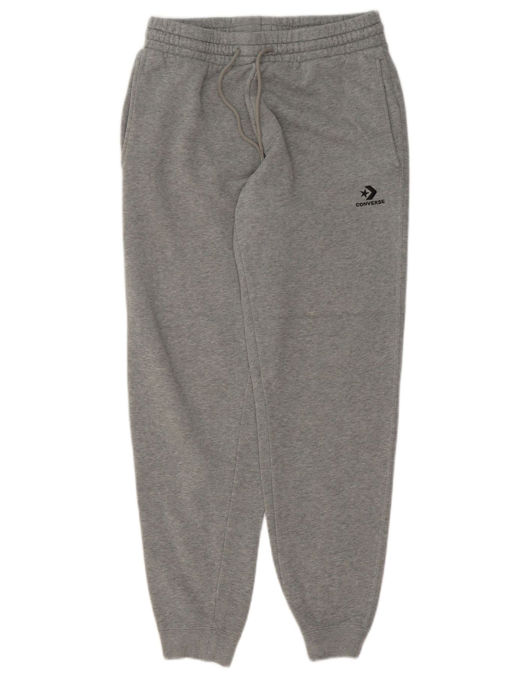 Converse Herren-Trainingshose, Jogginghose, Größe S, Grau, Baumwolle