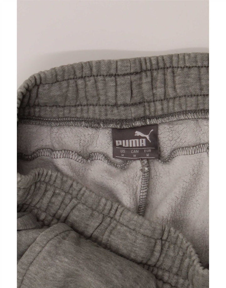 Puma Damen-Trainingshose, Jogginghose, mittelgraue Baumwolle