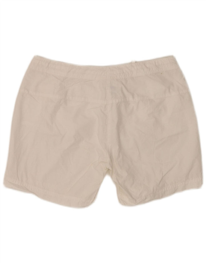 Champion Damen-Freizeitshorts, Größe L, W32, weiße Baumwolle