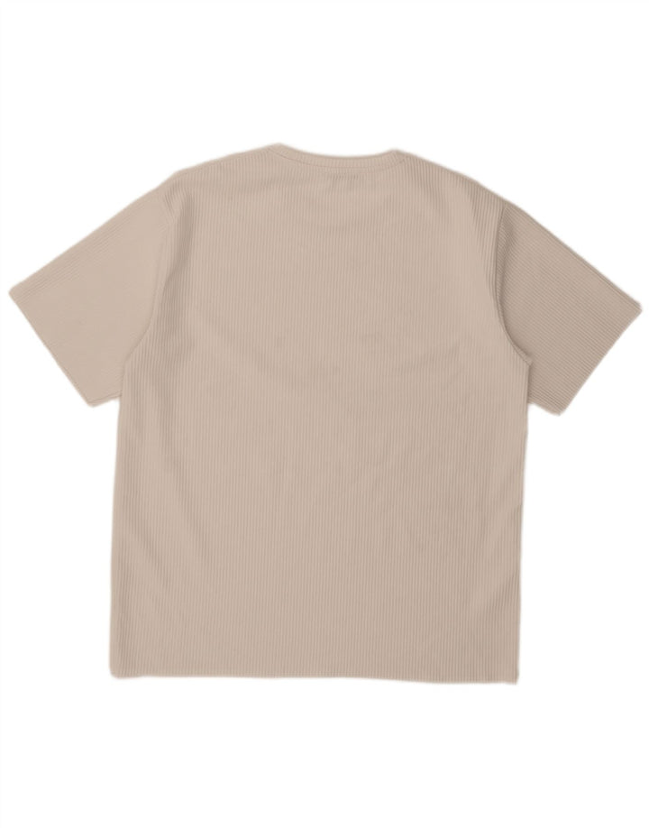 Zara Herren T-Shirt Top Large Weiß