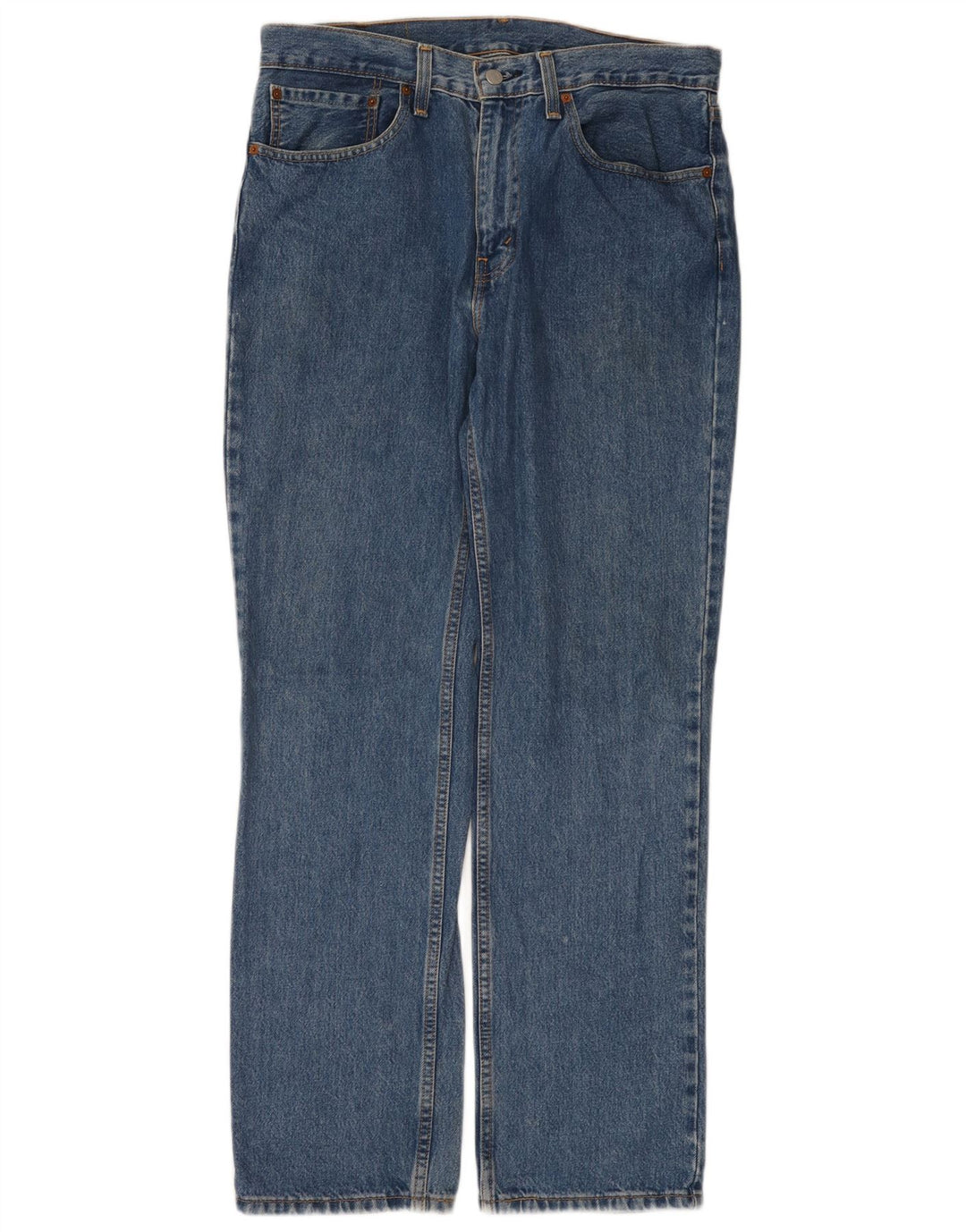Levi's Herren 516 Straight Jeans W34 L32 Blaue Baumwolle