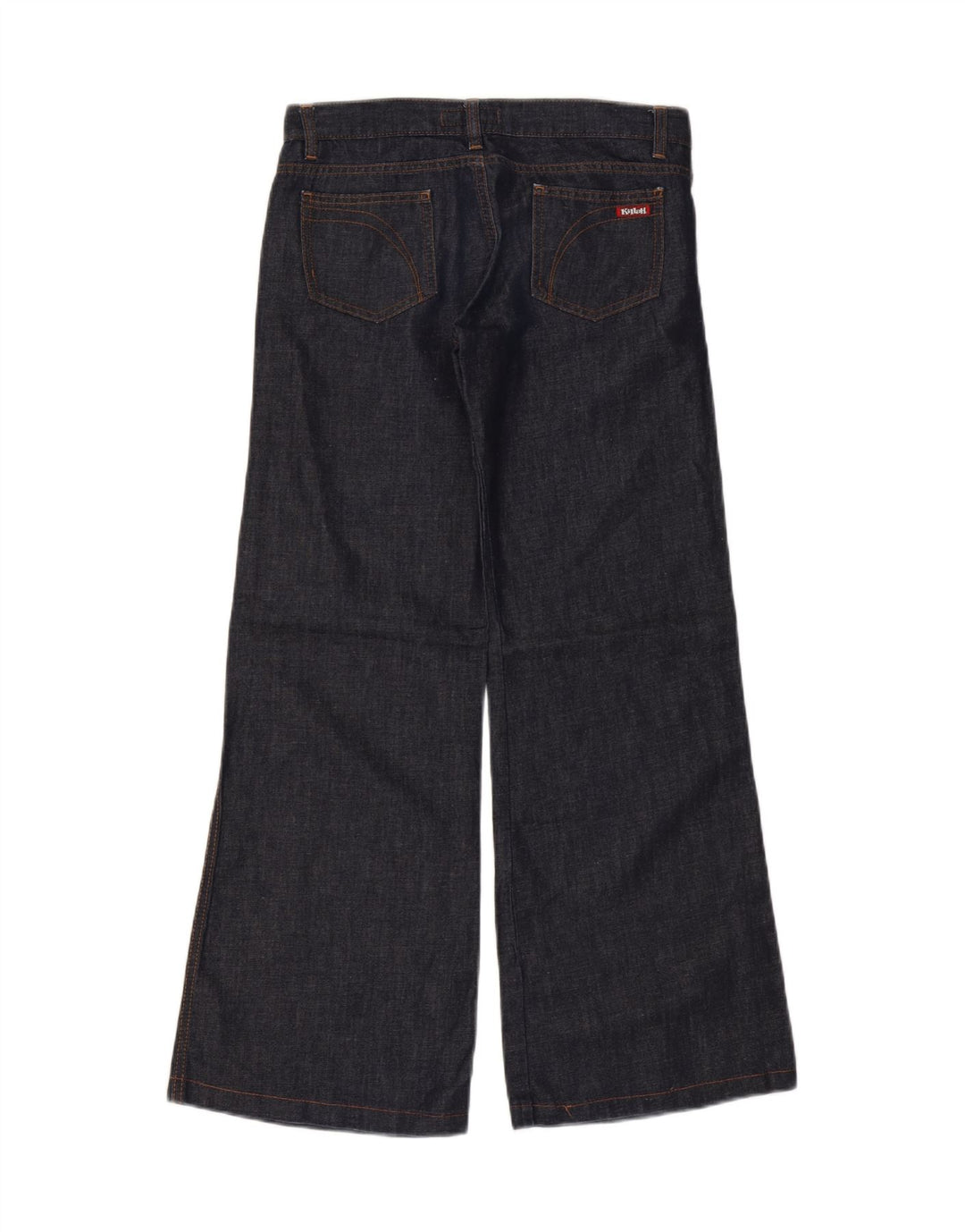 Killah Damen-Jeans mit weitem Bein, W27 L29, marineblaue Baumwolle