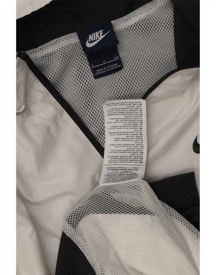 Nike Herren-Trainingsoberteil, Jacke, klein, Weiß, Farbblock-Polyester