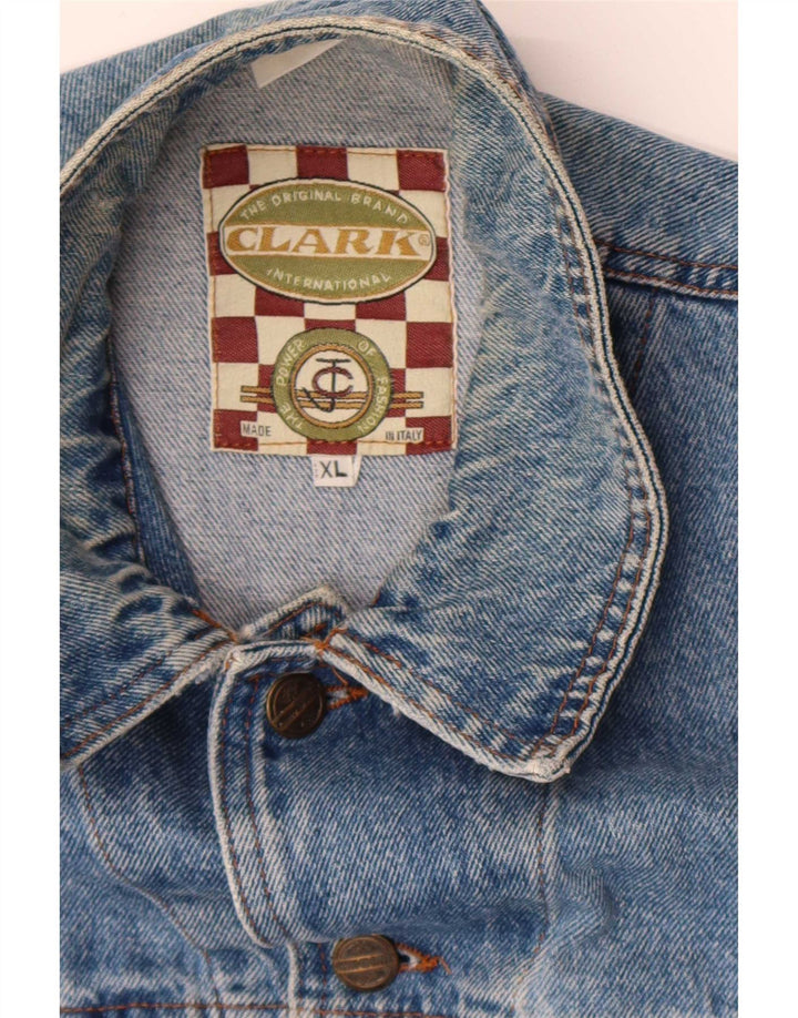 CLARK Herren Jeansjacke UK 42 XL Blau