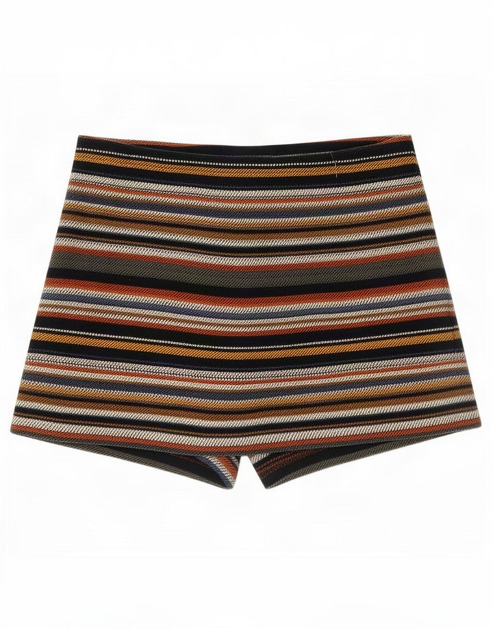 Zara Damen Trafaluc Skort Large Mehrfarbig gestreift