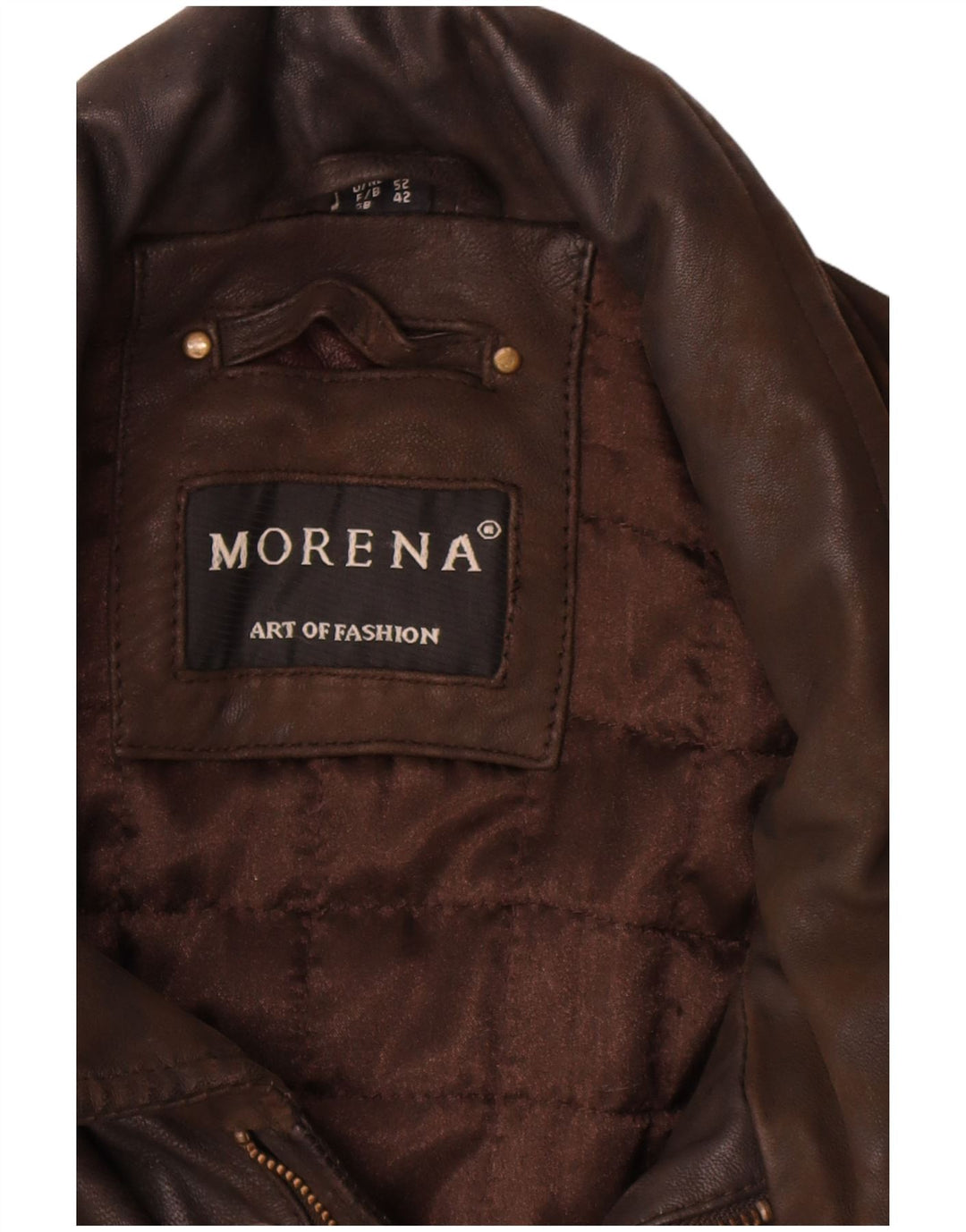 Morena Herren Lederjacke UK 42 XL Braun