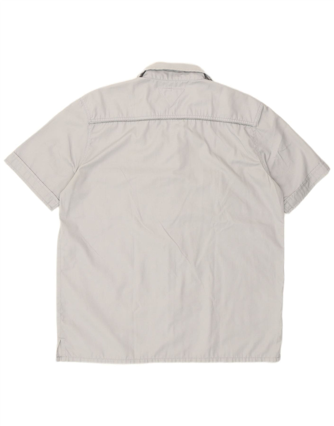 Meltin' Pot Herren Kurzarmhemd XL Grau Polyester