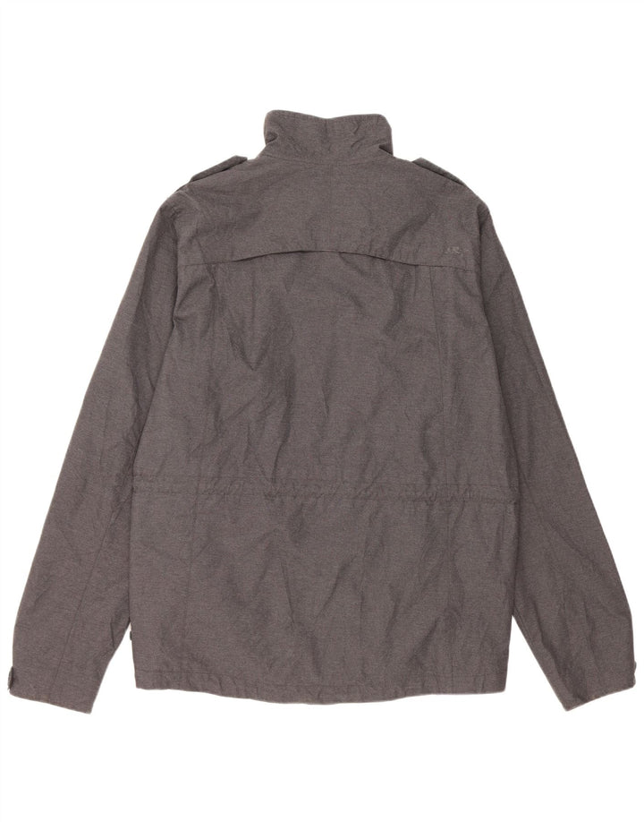 O'Neill Herren-Militär-Utility-Jacke UK 38 Mittelgraues Polyester
