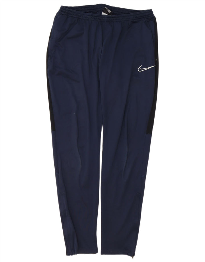 Nike Herren Dri Fit Trainingshose, groß, marineblaues Polyester
