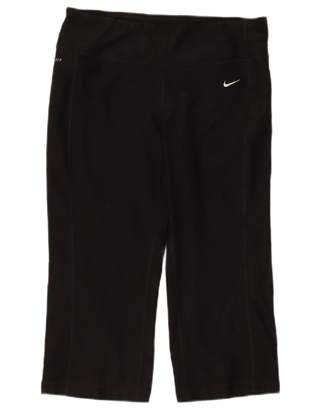 Nike Damen Capri-Leggings Medium W30 L19 Schwarz Polyester Sport
