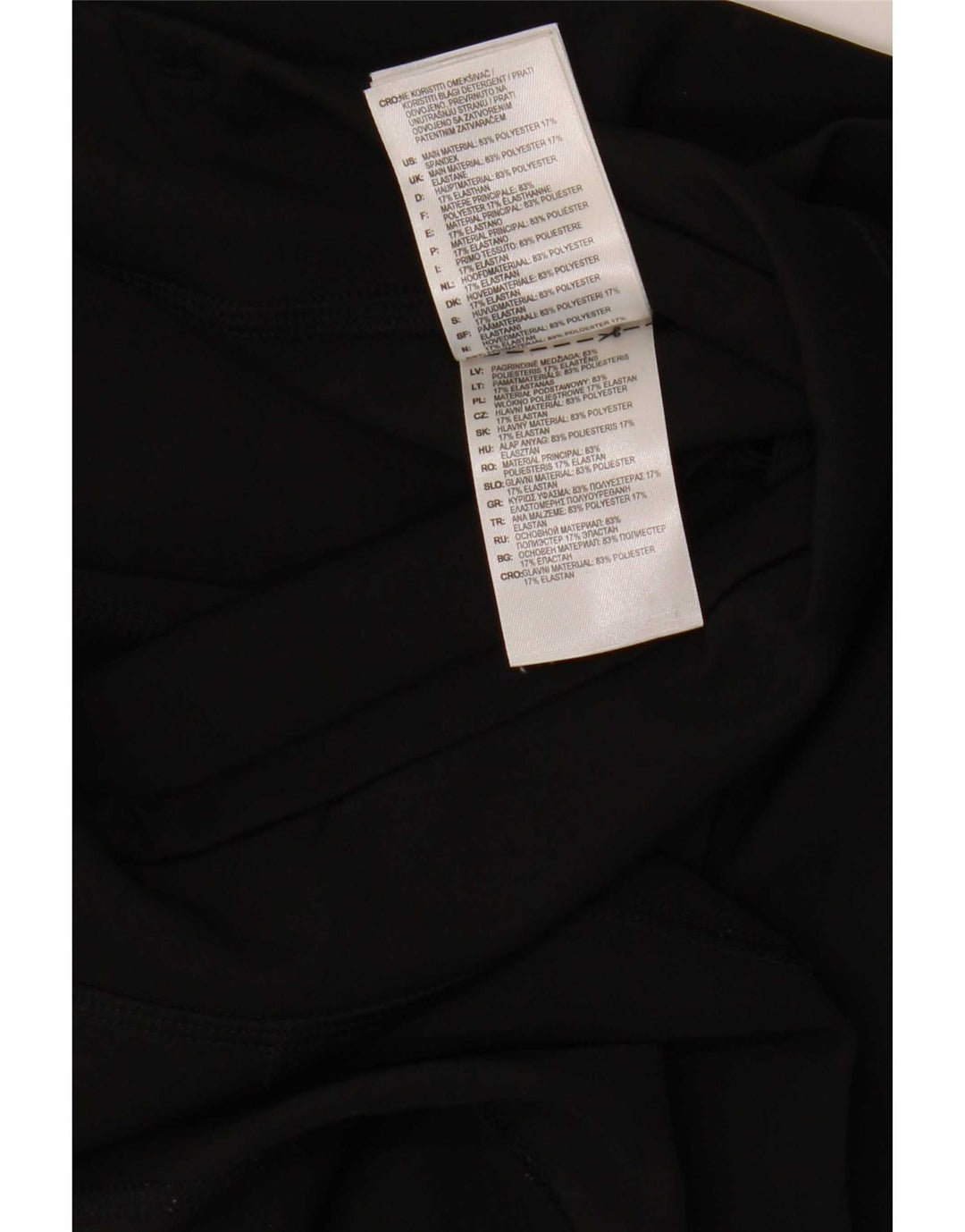 Adidas Damen Climalite Capri Leggings UK 12/14 Medium Schwarz Polyester