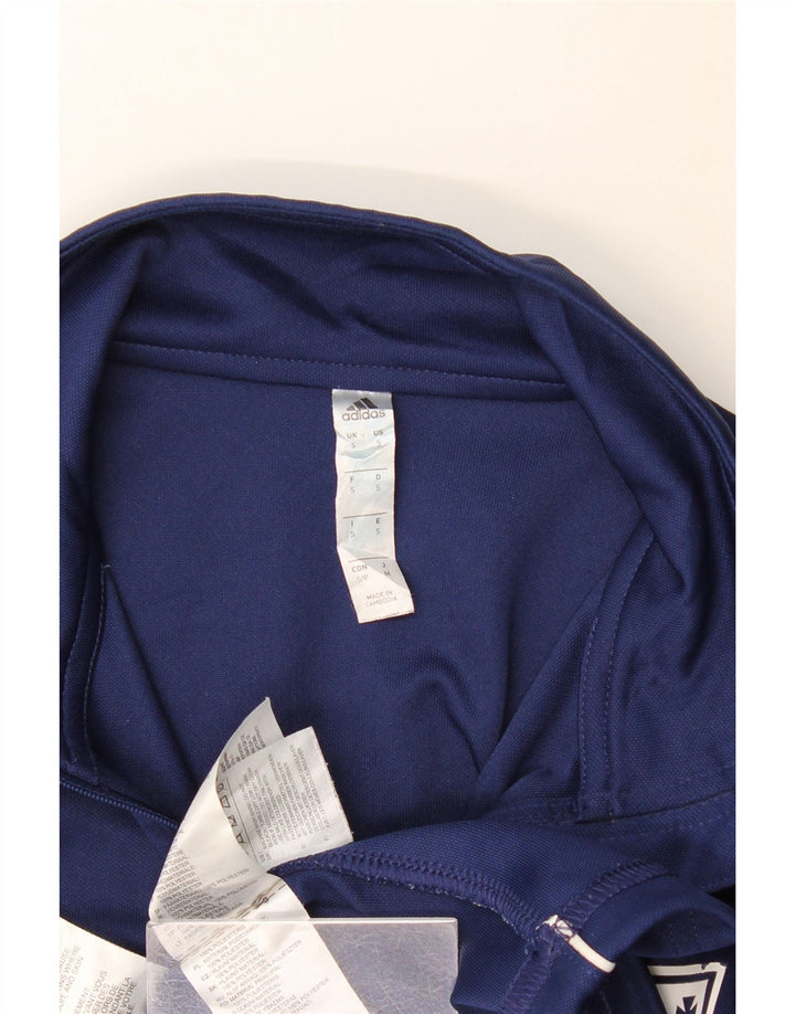ADIDAS Herren Climalite Pullover-Trainingsanzug mit Reißverschluss, Größe S, Marineblau
