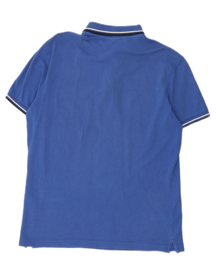 Diadora Herren Poloshirt Mittelblau