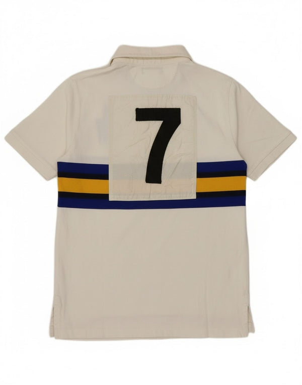 Polo Ralph Lauren Jungen-Poloshirt, 10–11 Jahre, mittelweiß gestreift