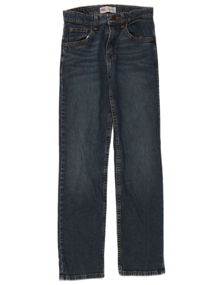 Wrangler Straight Jeans für Jungen, 11–12 Jahre, W24, L28, blaue Baumwolle