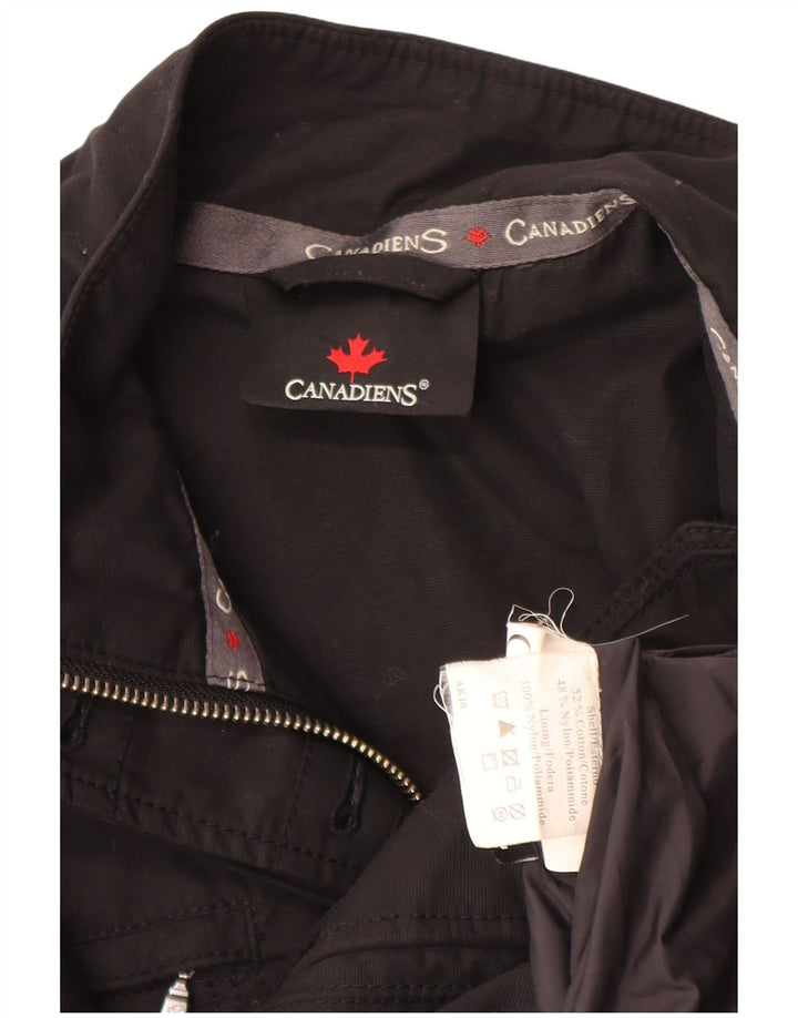 Canadiens Damen Utility Jacke IT 42 Mittelschwarze Baumwolle