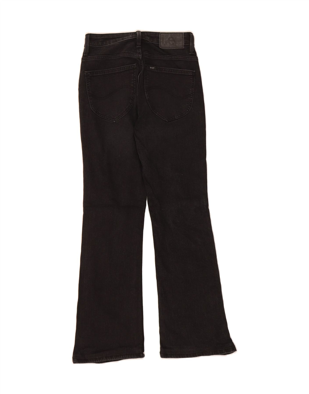 LEE Womens Bootcut Jeans W24 L24 Black Vintage Lee and Second-Hand Lee from Messina Hembry 