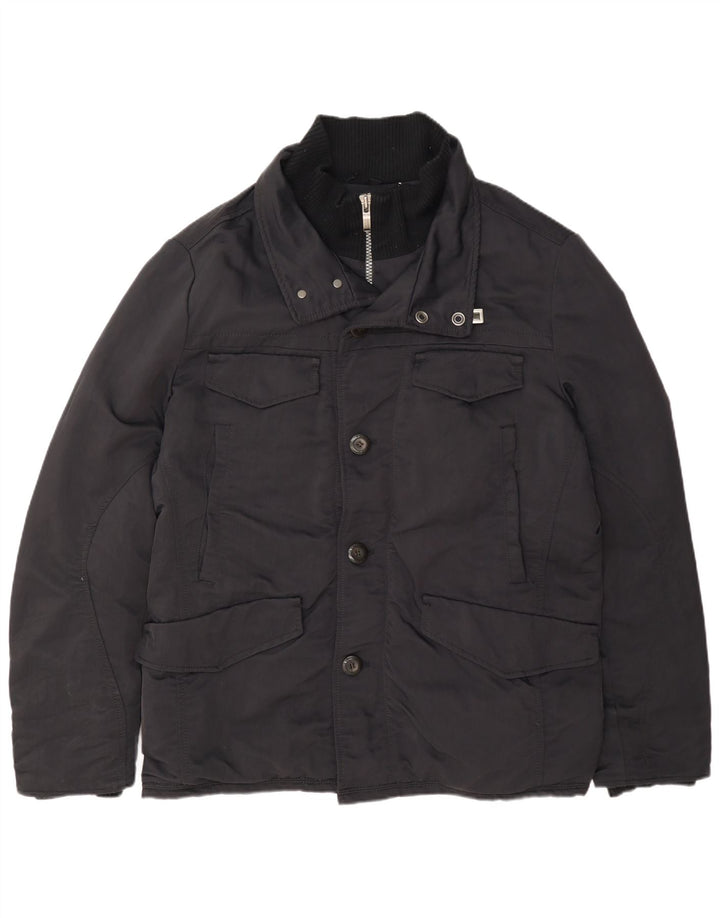 Geospirit Herren Wattierte Jacke IT 56 3XL Marineblau Polyamid