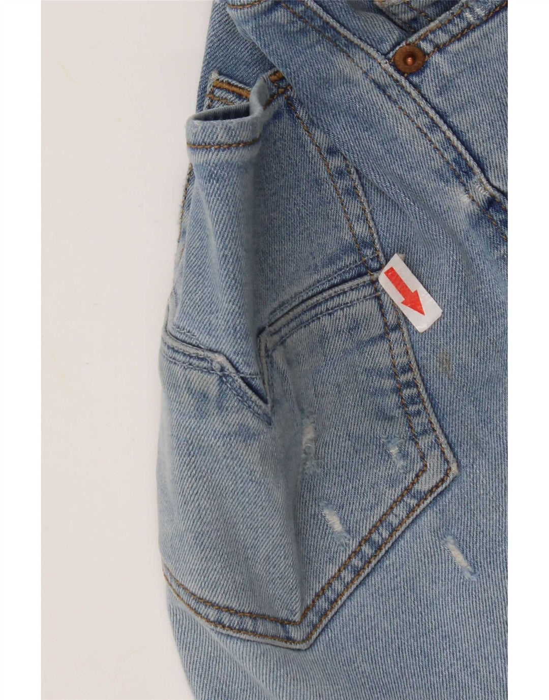 Diesel Herren Larkee-Beex Distressed Regular Tapered Jeans W34 L30 Blau