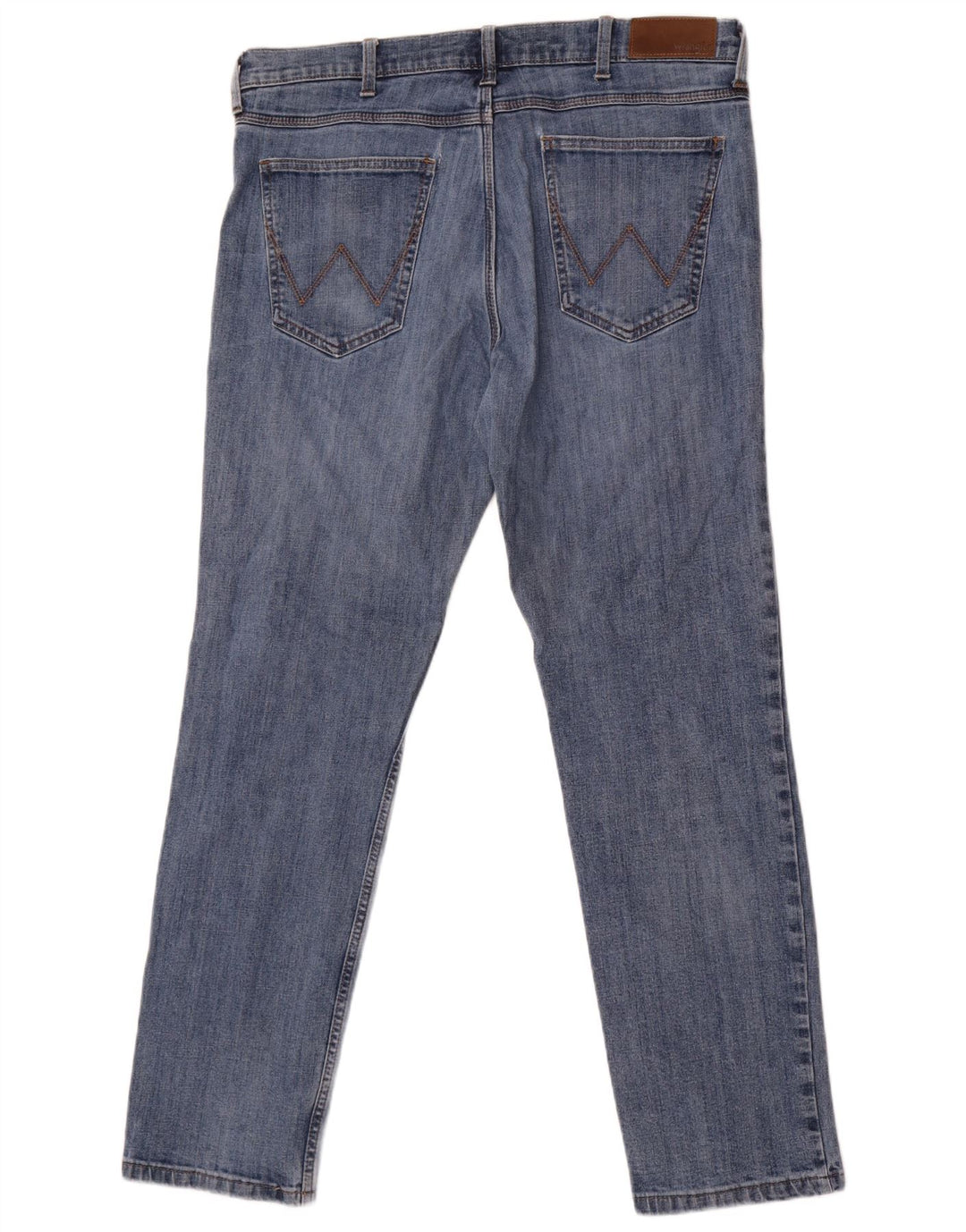 Wrangler Herren Regular Slim Jeans W36 L32 Blaue Baumwolle