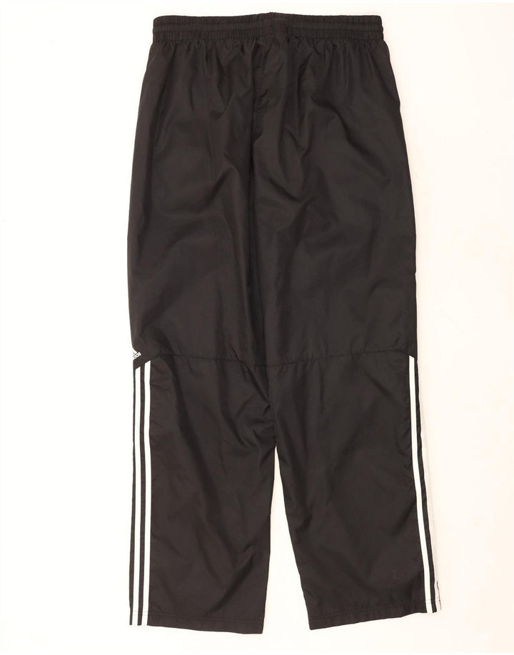 Adidas Herren-Trainingshose, groß, aus schwarzem Polyester