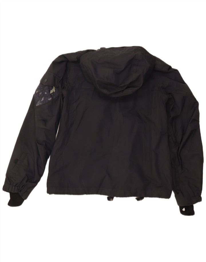 O'Neill Herren-Windbreakerjacke mit Kapuze, UK 40, Größe L, Schwarz, Polyester