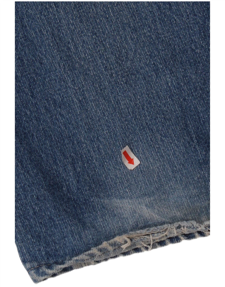LEVI'S Mens 501 Straight Jeans W38 L26 Blue Cotton