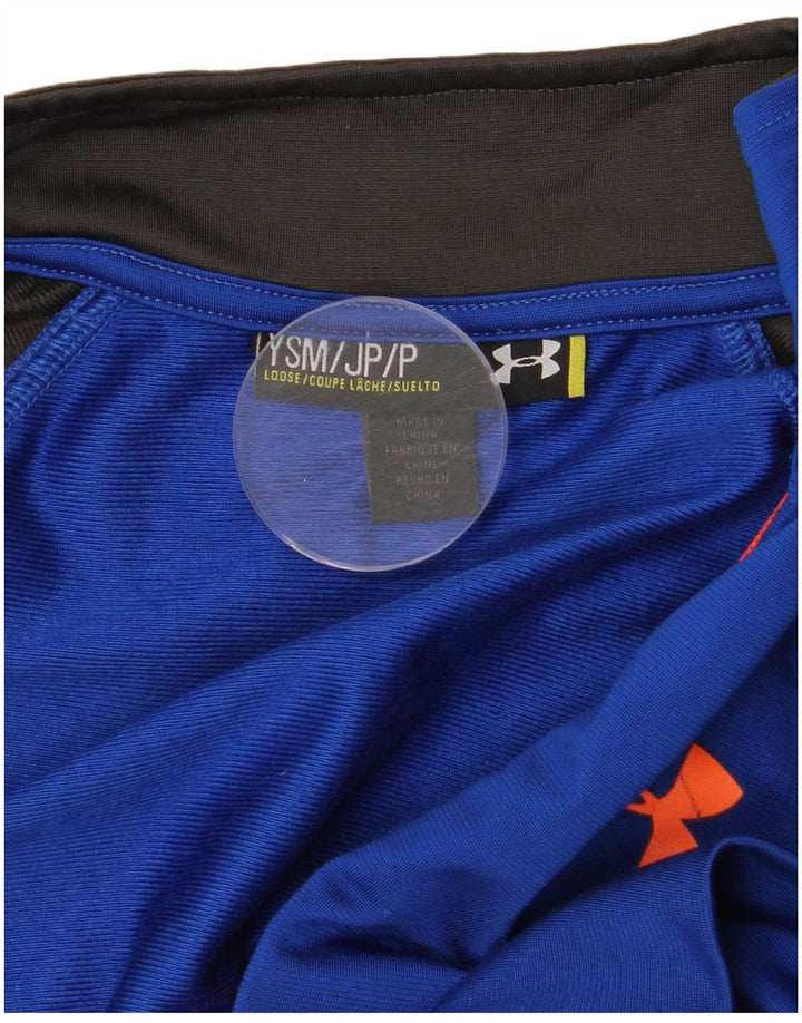 Under Armour Jungen-Trainingsanzug-Top-Jacke, 7–8 Jahre, klein, blau, Farbblock