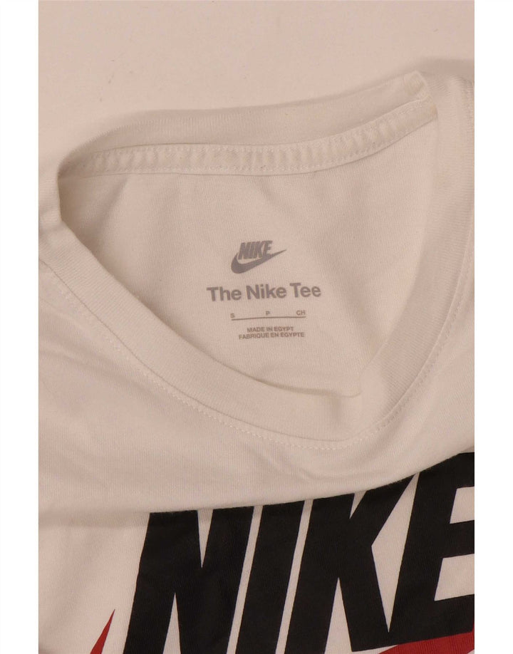 Nike Herren-T-Shirt mit Grafik, Größe S, Weiß