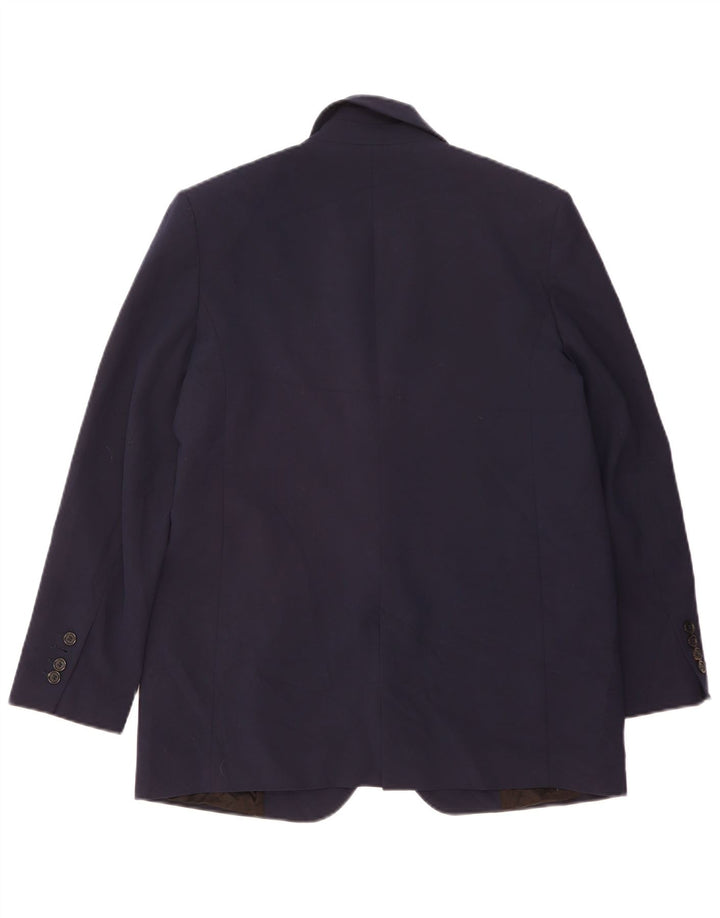 Zara Damen-Blazer mit 1 Knopf, übergroß, Gr. 10, Marineblau