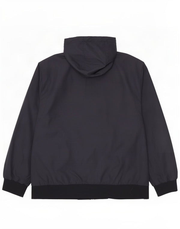 Gant Herren-Bomberjacke mit Kapuze, wendbar, UK 46 3XL, Marineblau, Baumwolle