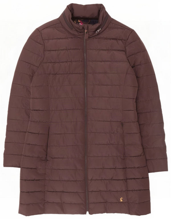 Joules Wattierter Damenmantel UK 14 Large Brown Polyester