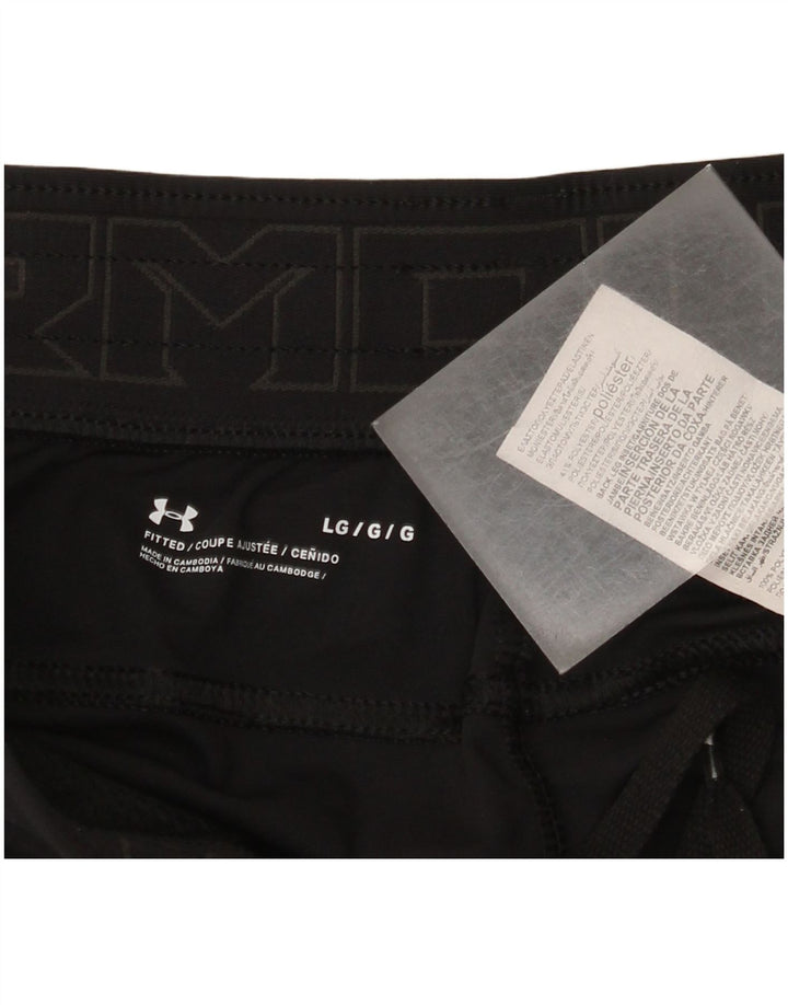 Under Armour Damen-Trainingshose mit taillierter Passform, UK 14, Größe L, Schwarz, Polyester