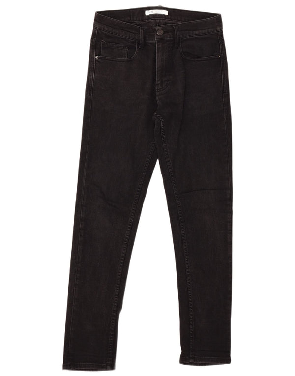 ZARA Herren Slim Jeans EU 38 Small W30 L31 Schwarz