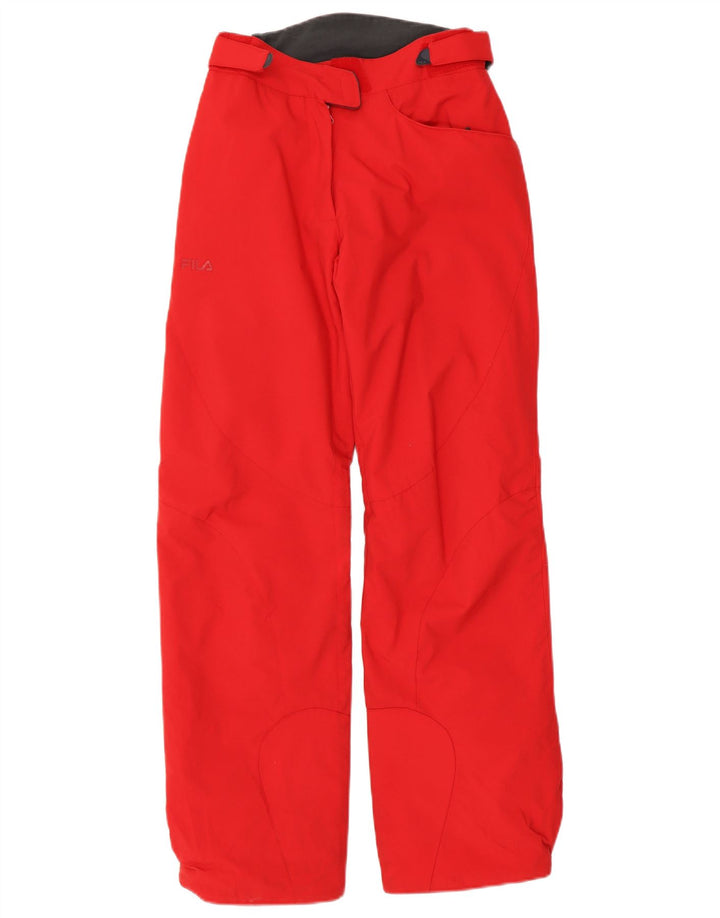 Fila Damen Skihose UK 10 Small Rot Polyamid