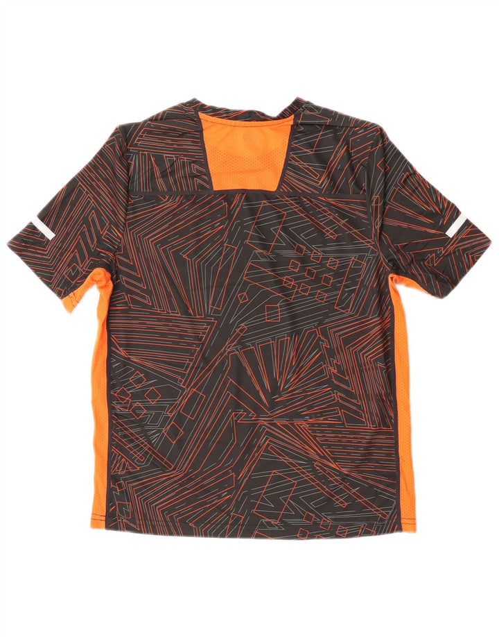 Russell Athletic T-Shirt für Jungen, 10–11 Jahre, groß, schwarz, geometrisch
