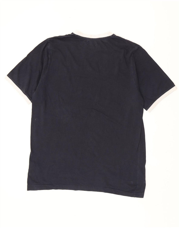 KAPPA Herren T-Shirt Top Large Marineblau Baumwolle
