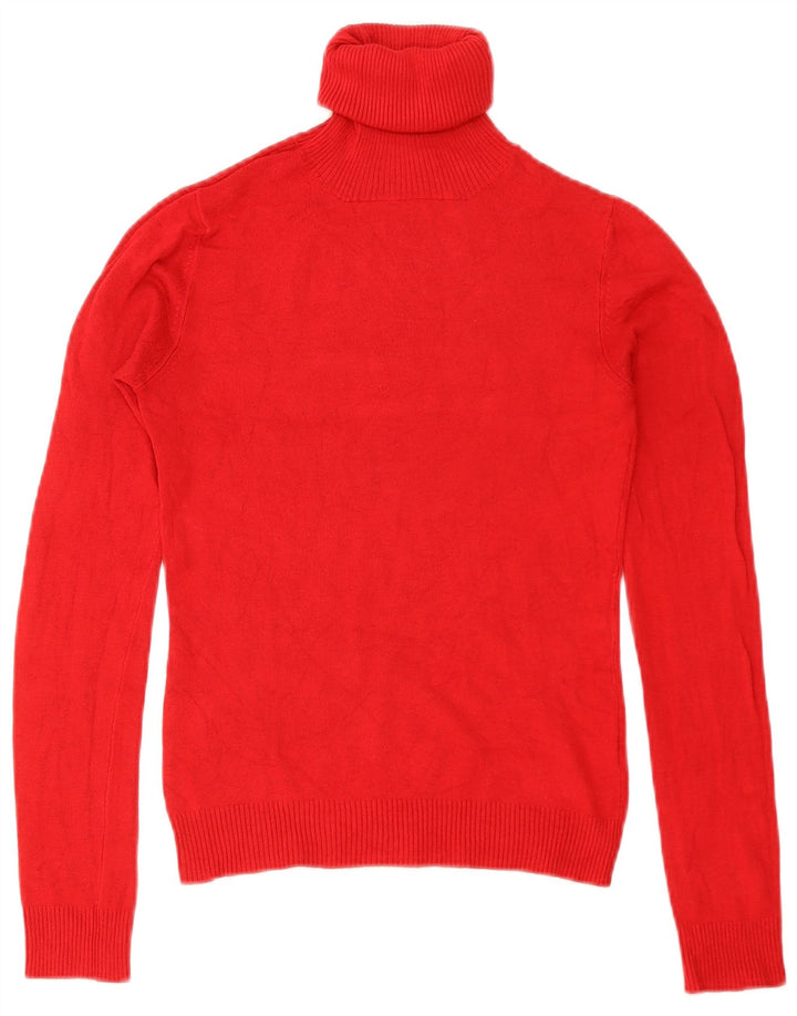 Zara Damen-Pullover mit Rollkragen, Gr. 10, Größe S, Rot