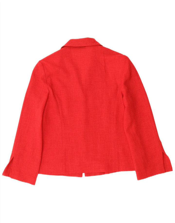 Sasha Damen-Blazerjacke, EU 42, groß, rot, Polyester, klassisch