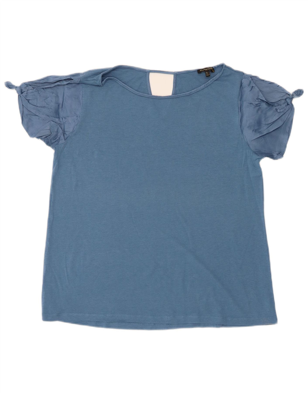 Massimo Dutti Damen T-Shirt Top UK 14 Large Blau